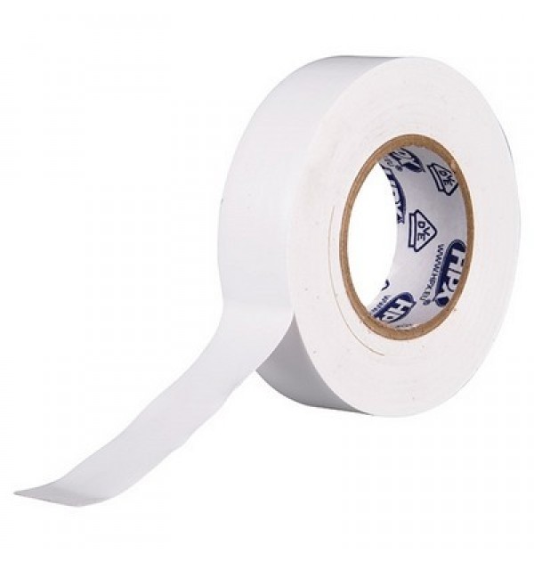 HPX ΜΟΝΩΤΙΚΗ ΤΑΙΝΙΑ ΗΛΕΚΤΡΟΛΟΓΟΥ 52100 ΛΕΥΚΗ 19mm x 20m