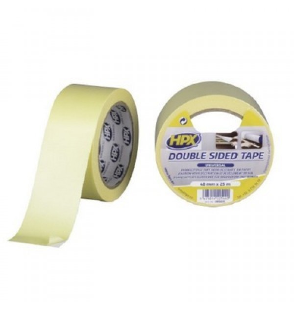 HPX ΤΑΙΝΙΑ ΔΙΠΛΗΣ ΟΨΕΩΣ ΜΟΚΕΤΩΝ ΜΕ ΕΝΙΣΧΥΣΗ 48mm x 25m CE5025