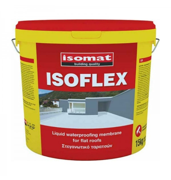 ISOMAT ΣΤΕΓΑΝΩΤΙΚΟ ISOFLEX ΕΛΑΣΤΟΜΕΡΕΣ ΑΚΡΥΛΙΚΟ ΕΠΑΛΕΙΦΟΜΕΝΟ