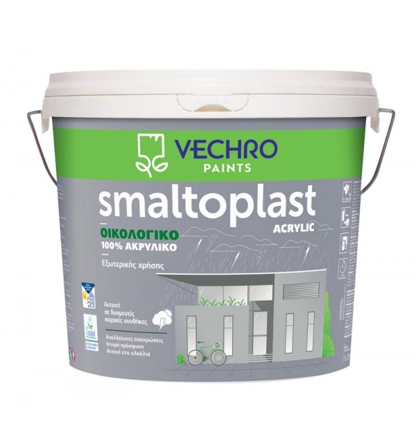 ΒΕΧΡΩ SMALTOPLAST ΑΚΡΥΛΙΚΟ 100% ACRYLIC ΛΕΥΚΟ