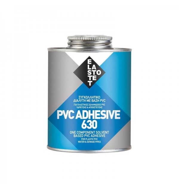ELASTOTET PVC ADHESIVE 630 ΚΟΛΛΑ ΓΙΑ ΠΛΑΣΤΙΚΕΣ ΣΩΛΗΝΩΣΕΙΣ PVC ELASTOTET PVC ADHESIVE 630 ΚΟΛΛΑ ΓΙΑ ΠΛΑΣΤΙΚΕΣ ΣΩΛΗΝΩΣΕΙΣ PVC