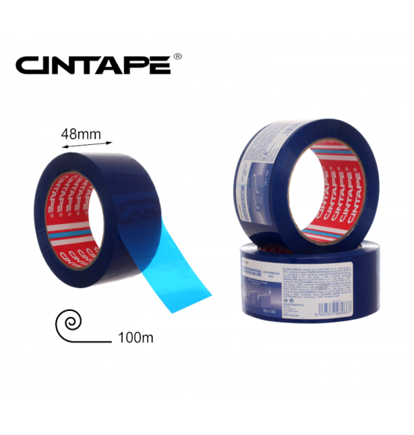 CINTAPE ΤΑΙΝΙΑ ΣΥΣΚΕΥΑΣΙΑΣ ΜΠΛΕ 48mm x 100m 98966