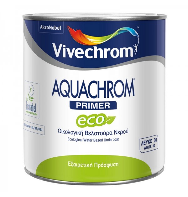 VIVECHROM AQUACHROM ECO PRIMER ΟΙΚΟΛΟΓΙΚΗ ΒΕΛΑΤΟΥΡΑ ΝΕΡΟΥ ΛΕΥΚΗ 2,5LT