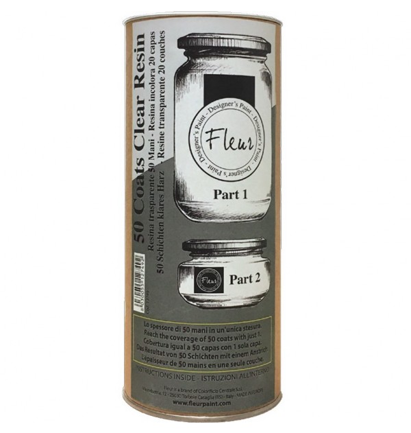 ΡΗΤΙΝΗ 20 ΣΤΡΩΣΕΩΝ - ΥΓΡΟ ΓΥΑΛΙ FLEUR 20 COATS CLEAR RESIN 300ML