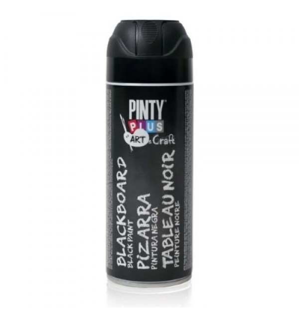 ΧΡΩΜΑ ΜΑΥΡΟ ΠΙΝΑΚΑ ΣΕ ΣΠΡΕΙ PINTY PLUS 400ML