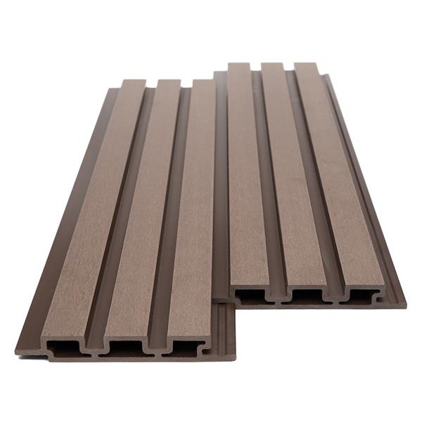 ΕΠΕΝΔΥΣΗ ΤΟΙΧΟΥ WPC PANEL ΜΕ 3D ΠΗΧΑΚΙΑ 25/176.5mm D.BROWN 8530 NewPlan