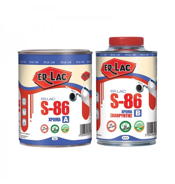 ΥΠΟΣΤΡΩΜΑ ΓΙΑ ΞΥΛΙΝΕΣ ΕΠΙΦΑΝΙΕΣ ERLAC S-86 ΛΕΥΚΟ 