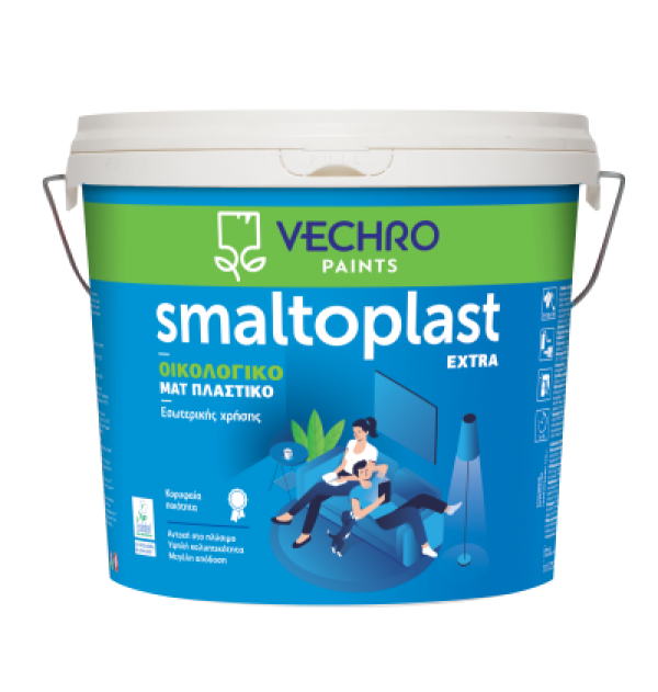 ΒΕΧΡΩ ΧΡΩΜΑ ΠΛΑΣΤΙΚΟ SMALTOPLAST EXTRA ECO ΟΙΚΟΛΟΓΙΚΟ MAT 