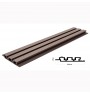 ΕΠΕΝΔΥΣΗ ΤΟΙΧΟΥ WPC PANEL ΜΕ 3D ΠΗΧΑΚΙΑ 25/176.5mm D.BROWN 8530 NewPlan