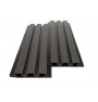 ΕΠΕΝΔΥΣΗ ΤΟΙΧΟΥ WPC PANEL ΜΕ 3D ΠΗΧΑΚΙΑ 25/176.5mm D.GREY 8570 NewPlan