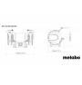 METABO ΔΙΔΥΜΟΣ ΤΡΟΧΟΣ 370W DS 150 M 604150000