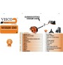 VISCO VC552R-EVO ΘΑΜΝΟΚΟΠΤΙΚΟ ΒΕΝΖΙΝΗΣ ΩΜΟΥ ΔΙΧΡΟΝΟ 2HP 8.1kg