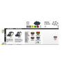 ΜΑΣΚΑ ΓΙΑ ΧΗΜΙΚΑ ΟΛΟΚΛΗΡΟΥ ΠΡΟΣΩΠΟΥ STRAP GALAXY M9300 DELTA PLUS 