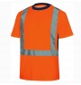 ΜΠΛΟΥΖΑ ΕΡΓΑΣΙΑΣ T-SHIRT ΑΝΑΚΛΑΣΤΙΚΟ ΥΨΗΛΗΣ ΟΡΑΤΟΤΗΤΑΣ NOVA DELTA PLUS 