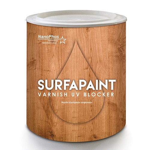 ΒΕΡΝΙΚΙ NANOPHOS SURFAPAINT WOOD VARNISH UV BLOCKER 375ML
