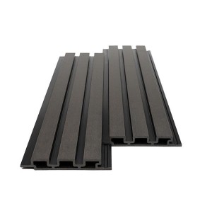 WPC PANEL ΜΕ 3D ΠΗΧΑΚΙΑ 25/176.5mm D.GREY 8570 NewPlan