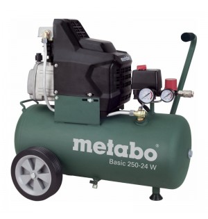 METABO ΑΕΡΟΣΥΜΠΙΕΣΤΗΣ BASIC 250-24 W ΜΕ ΙΣΧΥ 2HP ΚΑΙ ΑΕΡΟΦΥΛΑΚΙΟ 24LT 601533000