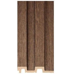 PS PANEL  ΜΕ 3D ΠΗΧΑΚΙΑ 08 RESIDENCE 21/122 mm DARK BROWN OAK NewPlan