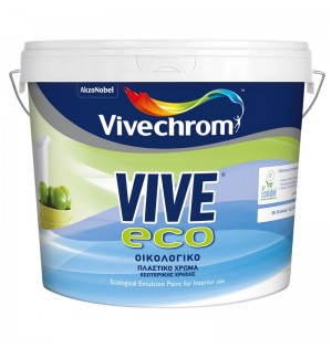 VIVECHROM VIVE ECO ΟΙΚΟΛΟΓΙΚΟ ΠΛΑΣΤΙΚΟ ΧΡΩΜΑ ΛΕΥΚΟ 9LT