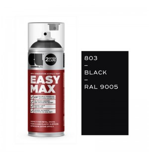 ΧΡΩΜΑ ΣΠΡΕΙ EASY MAX Ral 9005 – 803 Black