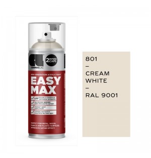 ΧΡΩΜΑ ΣΠΡΕΙ EASY MAX Ral 9001 – 801 Cream White