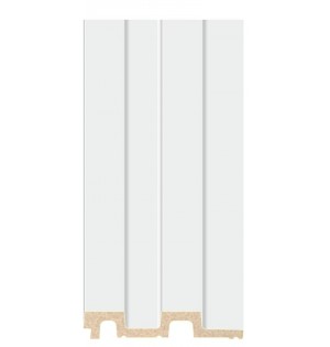 PS PANEL  ΜΕ 3D ΠΗΧΑΚΙΑ 01 RESIDENCE 21/122 mm  WHITE NewPlan
