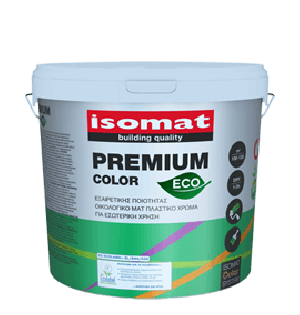 ΧΡΩΜΑ ΠΛΑΣΤΙΚΟ ISOMAT PREMIUM COLOR ECO