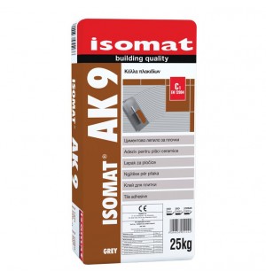 ΚΟΛΛΑ ΠΛΑΚΙΔΙΩΝ ISOMAT-AK 9 GREY