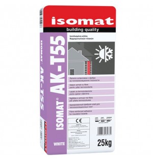 ΚΟΛΛΑ ΘΕΡΜΟΠΡΟΣΟΨΗΣ ISOMAT ΑΚ-Τ55 ΛΕΥΚΗ 25kg