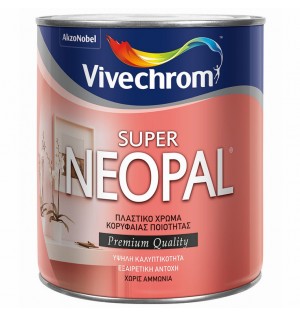 VIVECHROM SUPER NEOPAL ΠΛΑΣΤΙΚΟ ΧΡΩΜΑ ΛΕΥΚΟ MAT 750ml