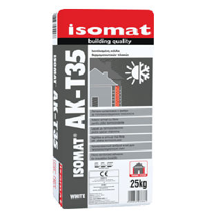 ΚΟΛΛΑ  ΘΕΡΜΟΠΡΟΣΟΨΗΣ ISOMAT ΑΚ-Τ35 ΛΕΥΚΗ 25kg