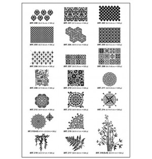STENCILS ΕΦΕ ΤΣΙΜΕΝΤΟΥ VINTAGE VALPAINT
