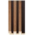 PS PANEL ΜΕ 3D ΠΗΧΑΚΙΑ 11 PIANO 12/122/2900mm GOLDEN OAK/D.BROWN NewPlan